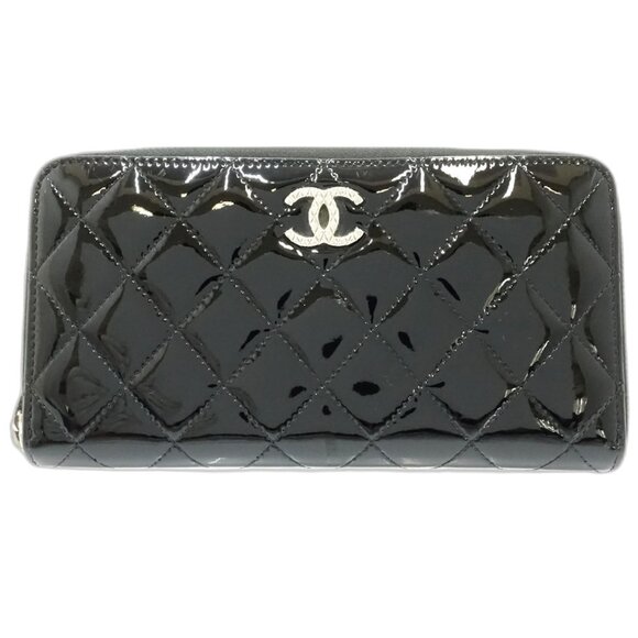 CHANEL Black Leather Wallet